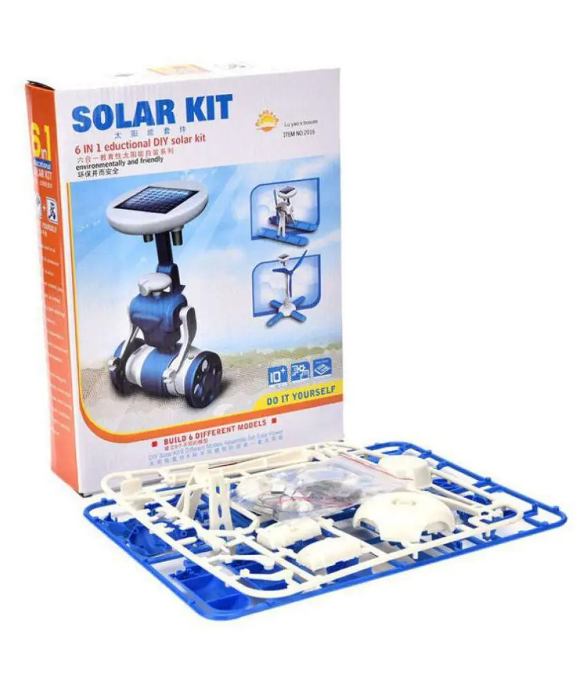 Робот-конструктор на солнечной батарее 6 в 1 Solar KIT | Игрушки и хобби