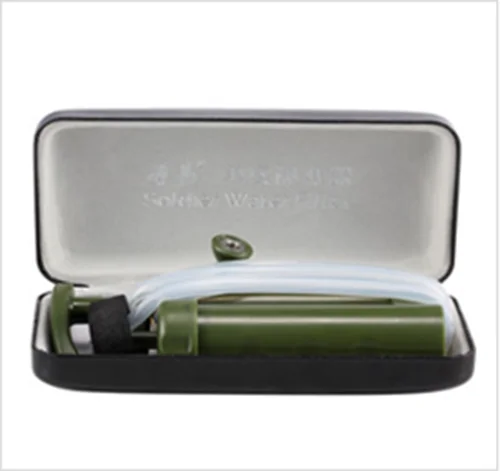 

Protable water filter system with 2000 Liters filtration capacity for outdoor sport camping emergency survival tool