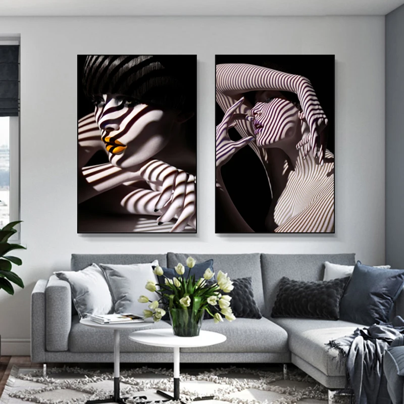 

SELFLESSLY Modern Sexy Woman Girl Sunshine Posters Canvas Painting Portrait Pictures Wall Art For Living Room Home Decoration