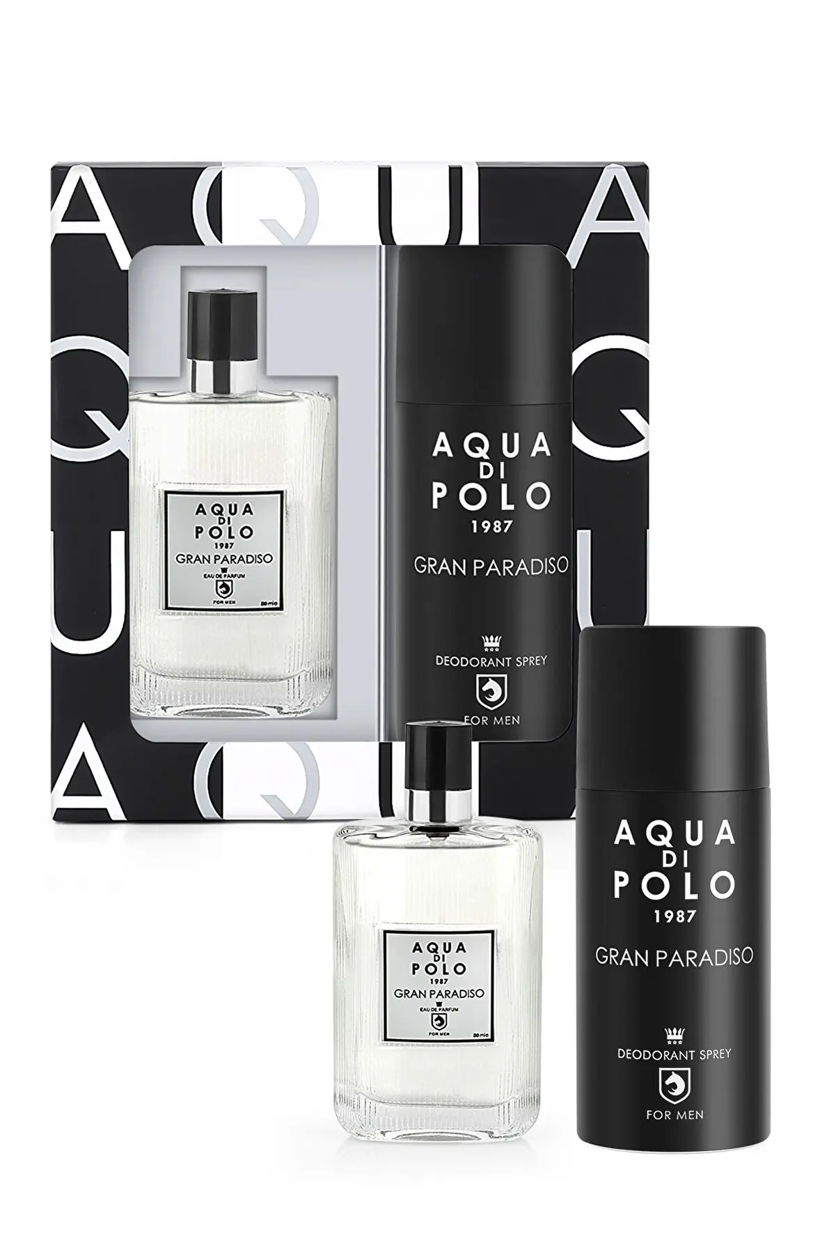 

Aqua Di Polo Gran Paradiso Edp 50 ml Men's Perfume-Spray Deodorant Set