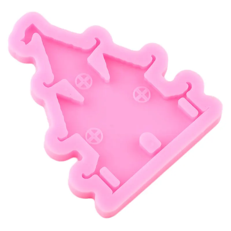 Хэллоуин Тыква брелок домик силиконовые формы замок для рукоделия ожерелье из