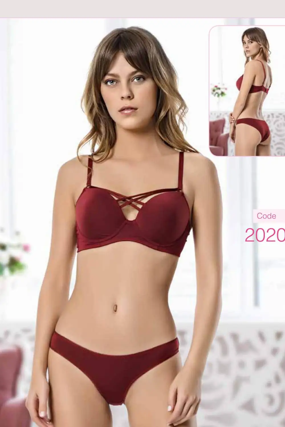 

Women's Bra Bustier Lace Comfy UnderwearSexy Bra and Lace Women's Underwear Set Panties Worn Everyday Sexy Wedding Dowry Gift Q