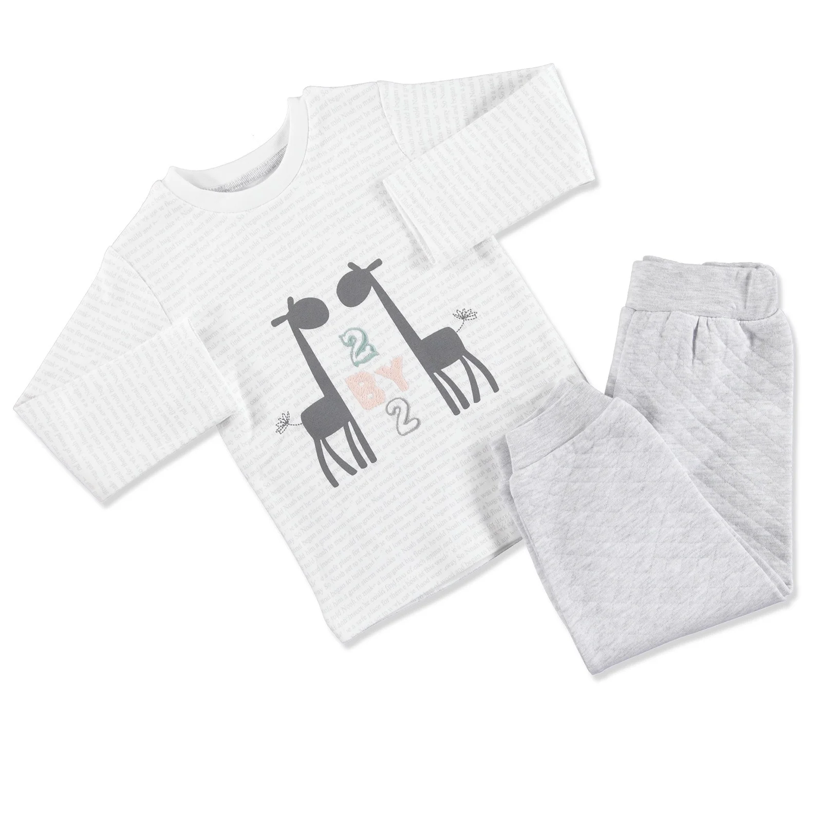Ebebek HelloBaby лес вечерние детские толстовка с брюками 2 штуки в упаковке |