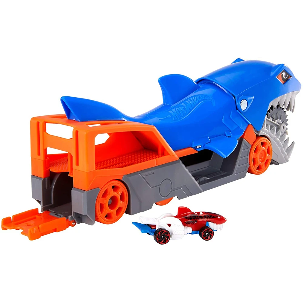 Игровой Набор Hot Wheels Shark Carrier GVG36 игрушка для детей подарки машинки мальчиков