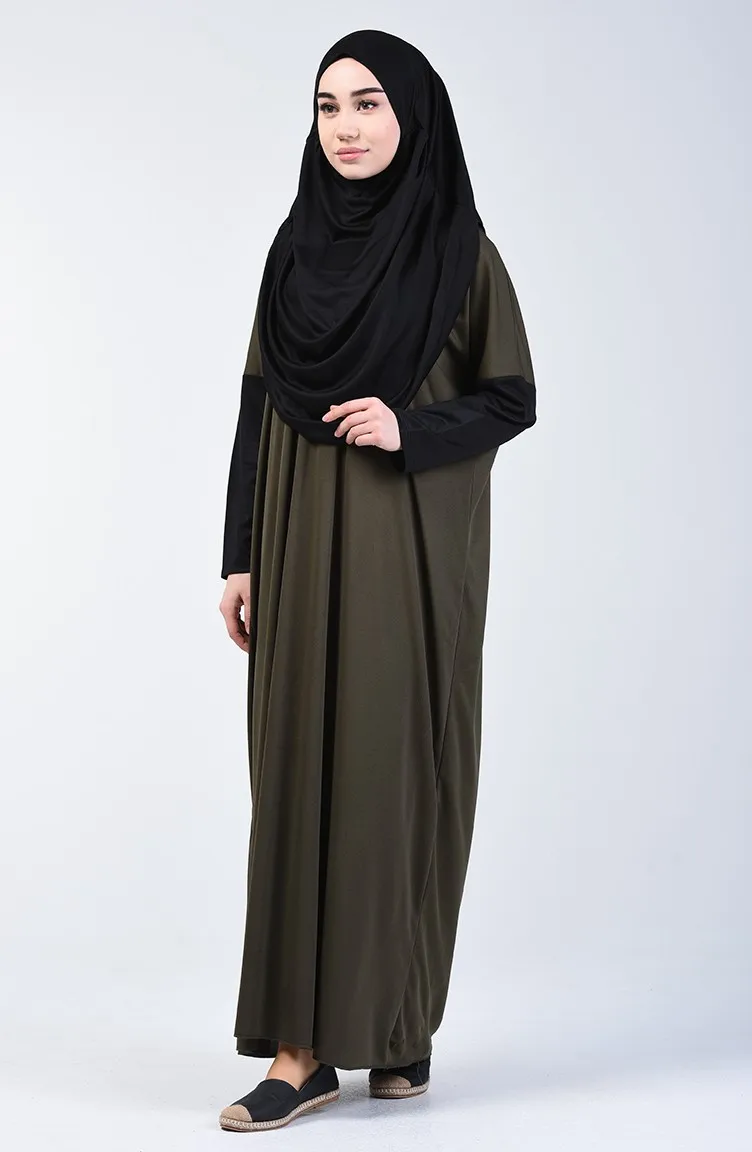 ‎Practical молитва Dress‎ одежды двухцветная плащ больших размеров хиджаб платье