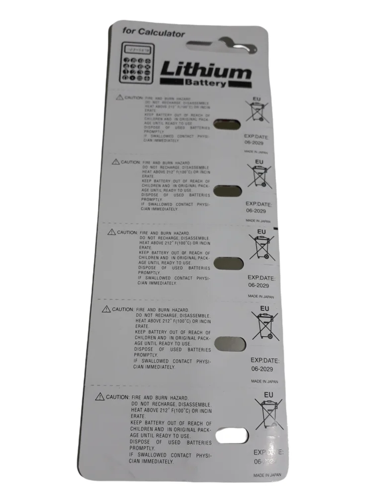 Литиевые элементы питания батарейки Maxell CR2032 3V Lithium Battery упаковка 5 батареек |