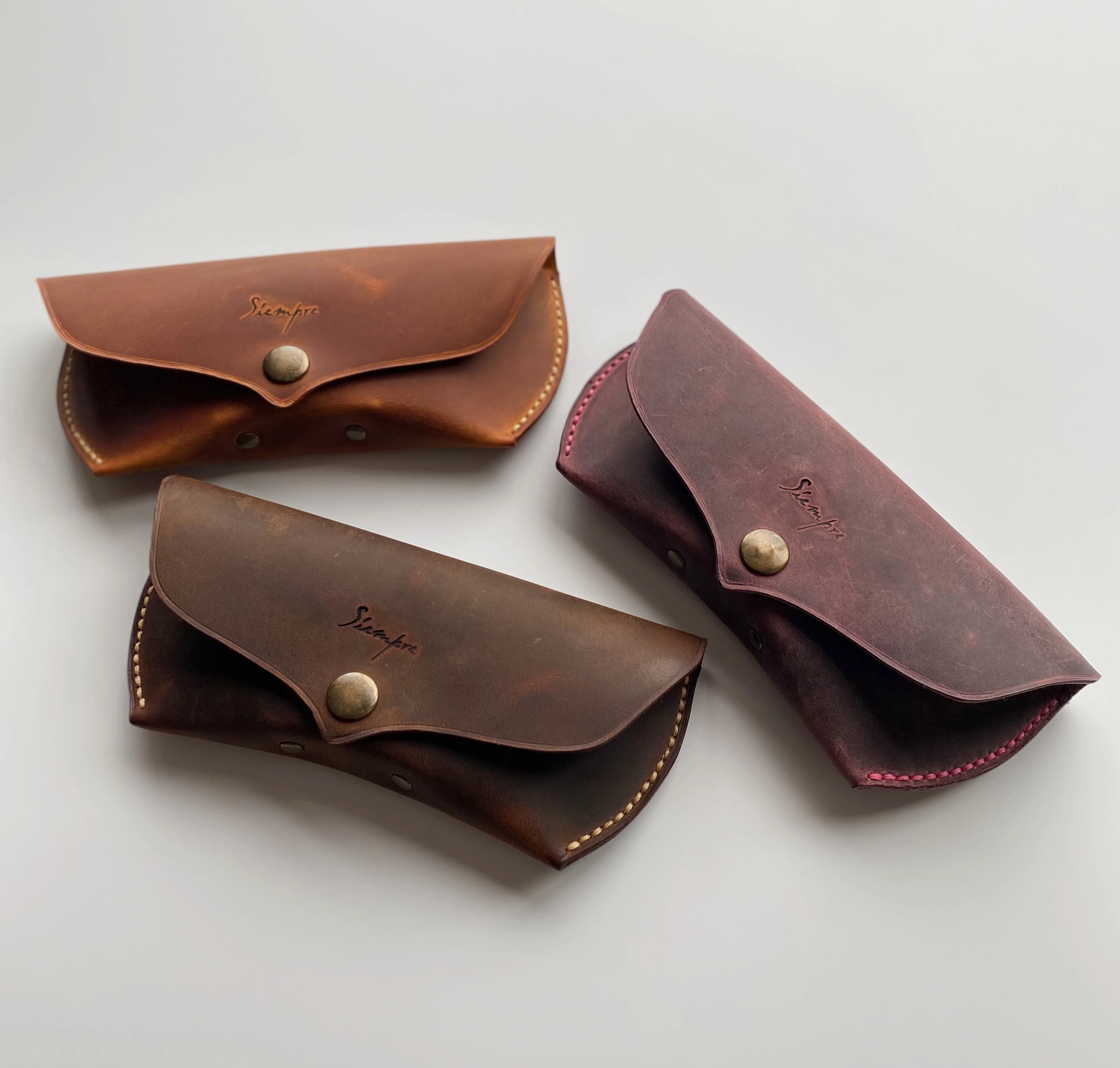 

Genuine Leather Glasses Case - Glasses Cover, Sunglasses Case, Eyewear Case, Eyeglass Case, Sunglasses Bag, Sunglasses Cover