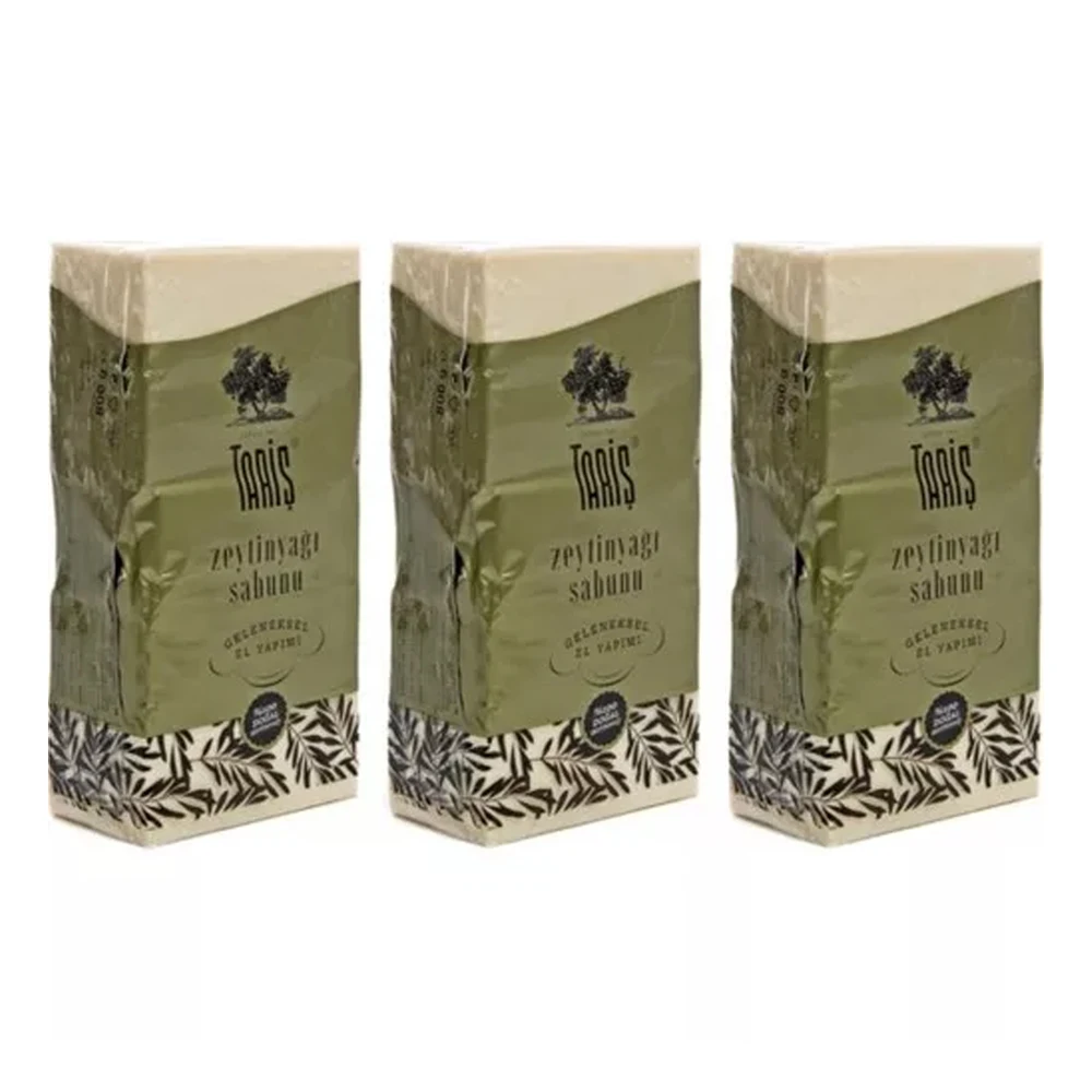 Olive Oil Soap Natural Soap Pure Cleanser %100 Natural Turkish Oliveoil Seife Savon 3 Pack
