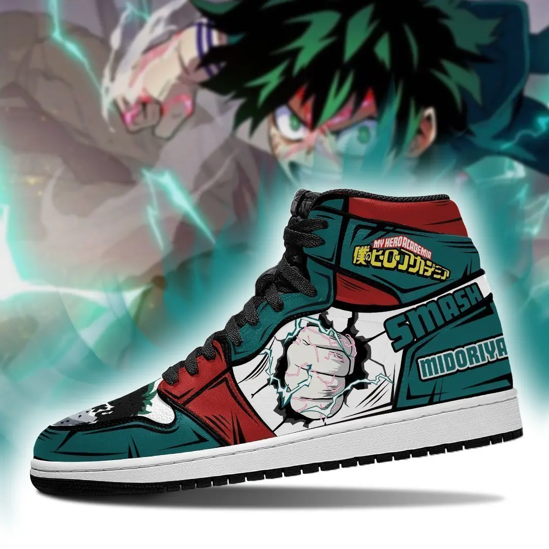

Izuku Midoriya Sneakers Skill My Hero Academy Fashionable Breathable Anime Shoes