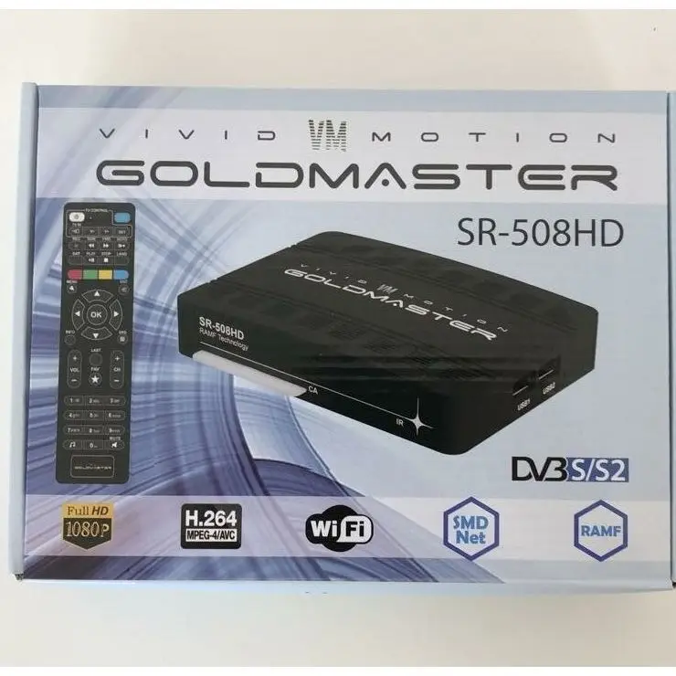 Спутниковый ресивер GoldMaster SR-508HD R.A.M.F. для Телекарты IPTV