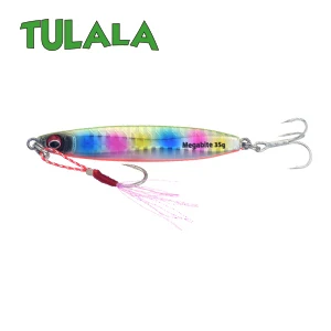 Rainbow Chartback B Tulala Металл литой 35 г джиг ложка Shore отсадка литья свинцовая Рыбная Морская рыбалка на щуку Приманка снасти вобберы жесткие приманки - Цвет: Rainbow Chartback B