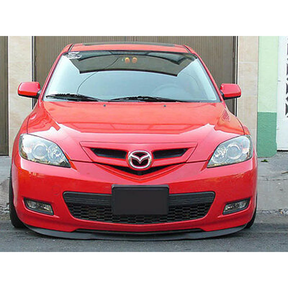 Для MAZDA 3 2004 2009 CUPRA R передний спойлер бампер губа Европейский Универсальный шт.