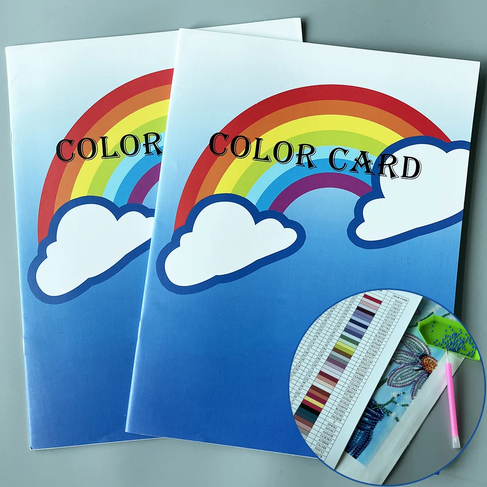 

Аксессуары для алмазной живописи DMC 445 цветовая схема квадратные круглые алмазные Стразы Цветные яркие подходящие таблицы картина