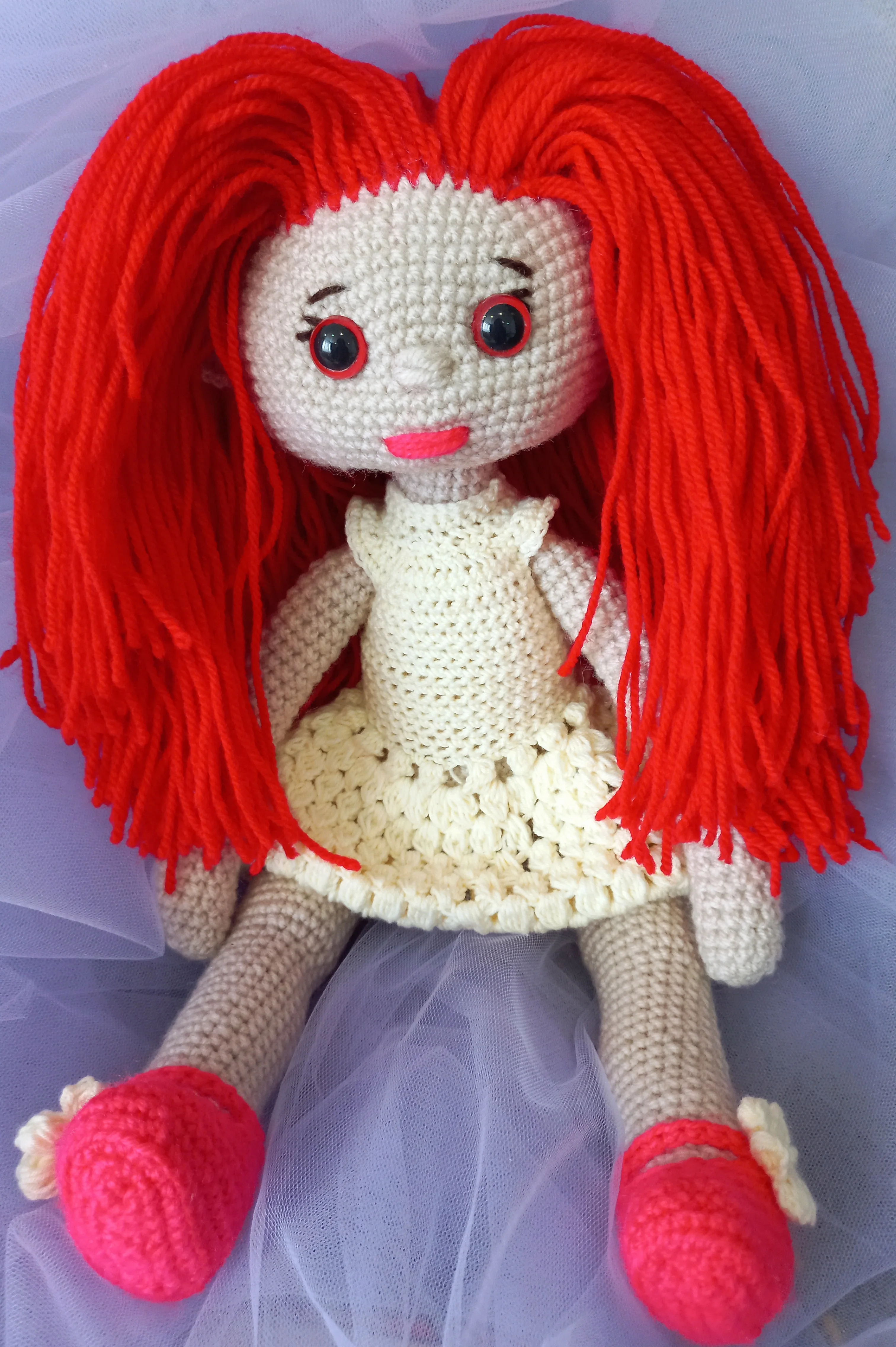 Мягкая игрушка куколка Ариша 32 см игрушки для девочек безопасная ручная работа |