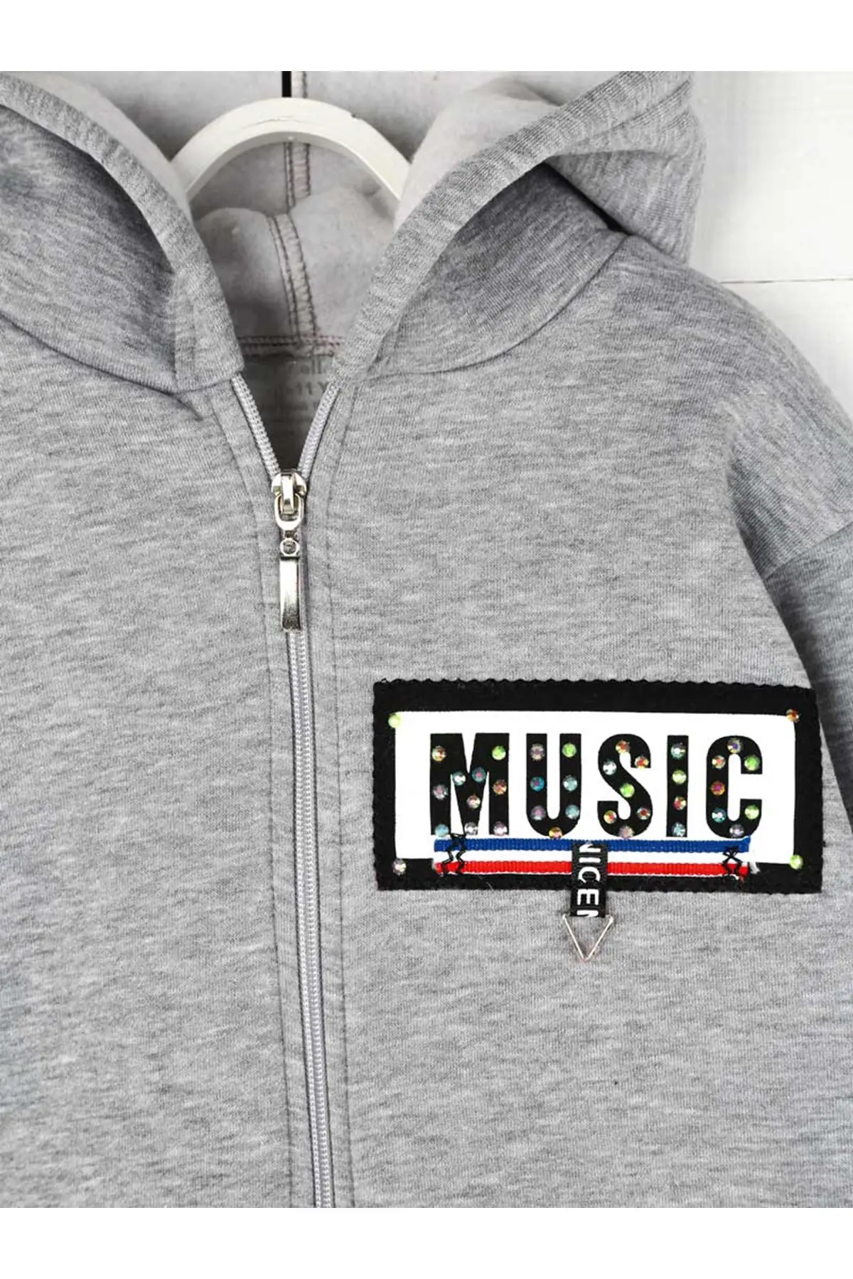 Серая зимняя детская толстовка для девочек|Толстовки и кофты| |