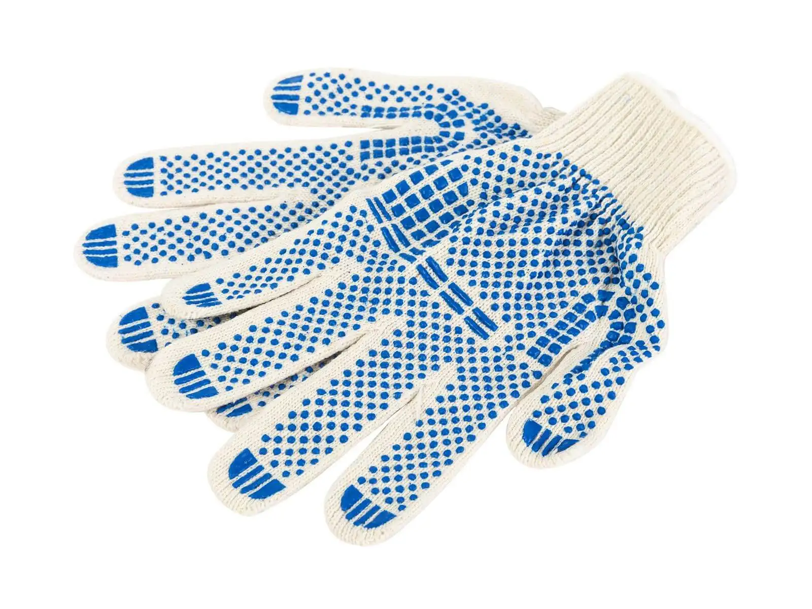 перчатки трикотажные 7566 протектор. (белый манжет. перчатки армпротект нит008. перчатки х б пара. перчатки хб с пвх точка (10.
