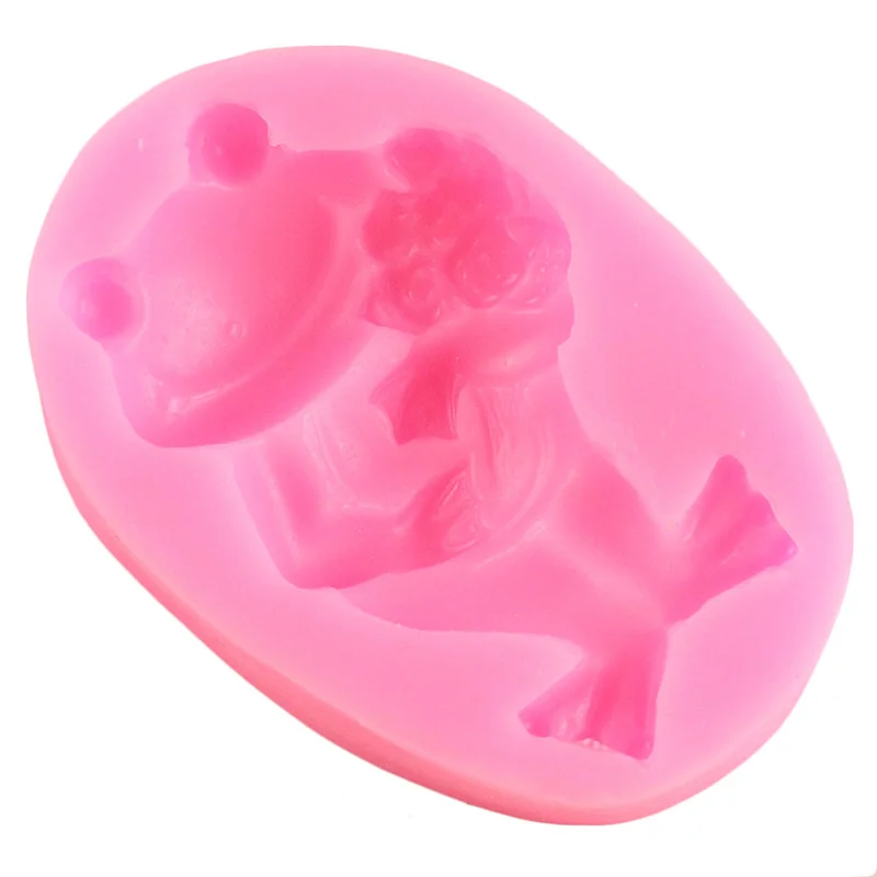 Лягушка силиконовая форма для кекса фигурки жениха и невесты Животные