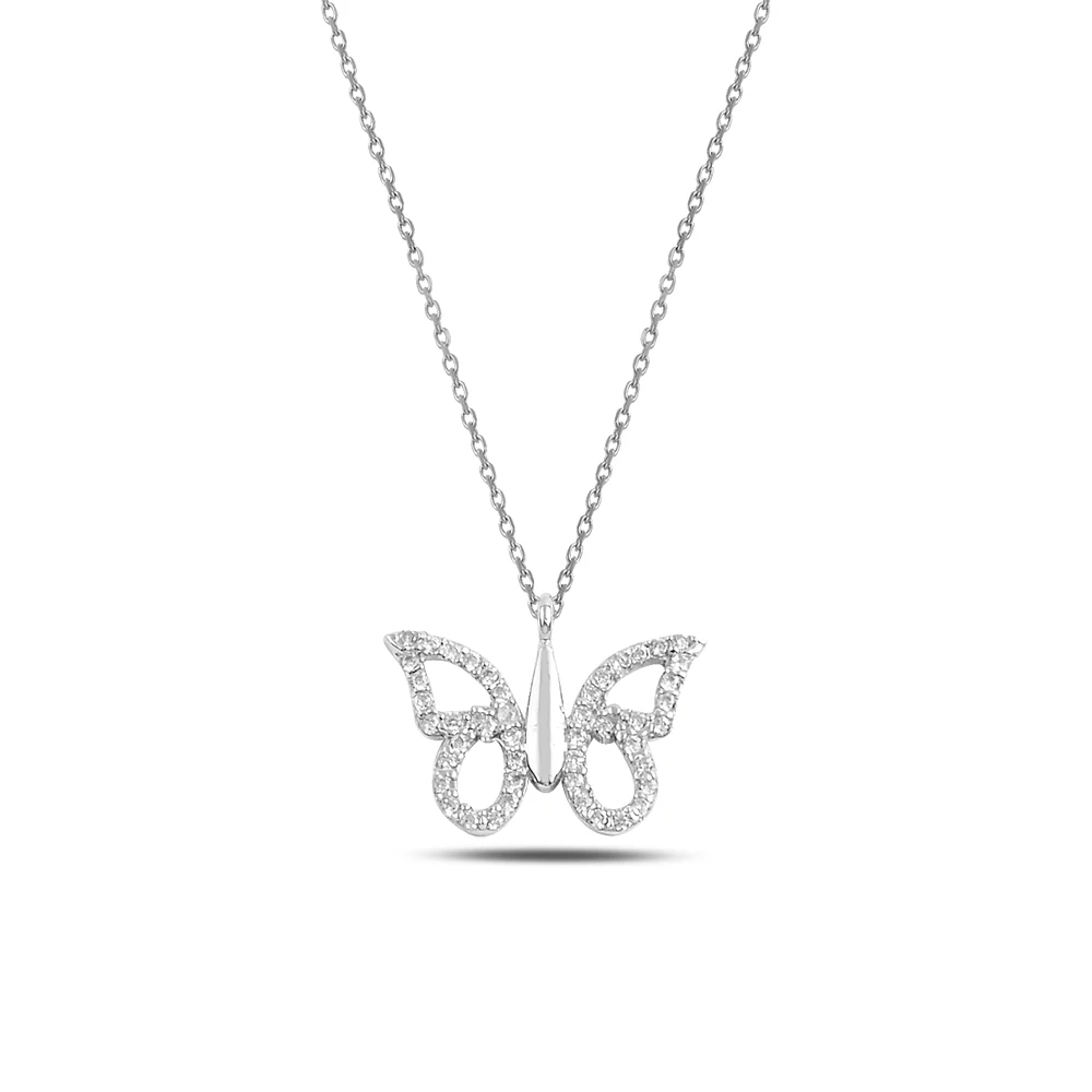 

Silver Butterfly Necklace