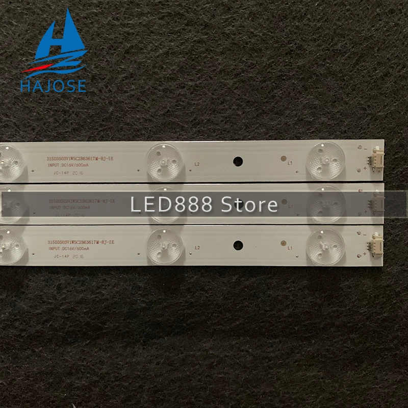 Новый 30 шт./ot 10 светодиодный s 635 мм для полосы 32PAL535 LE32B310N 315D10-07(B) 30331510219 315D10-ZC14-07(A)