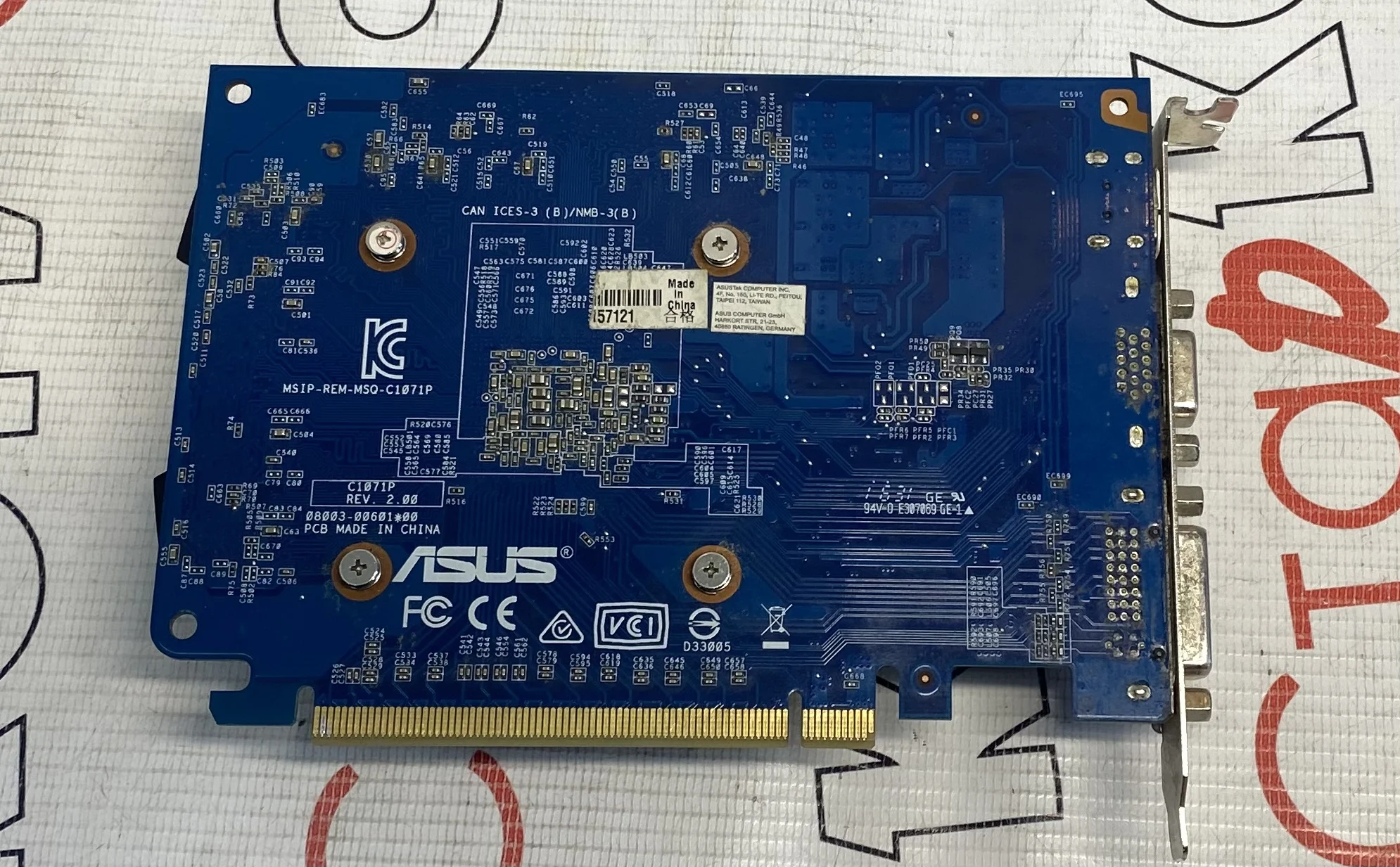 Видеокарта ASUS GeForce GT 730 2GB DDR3 PCI-E | Компьютеры и офис