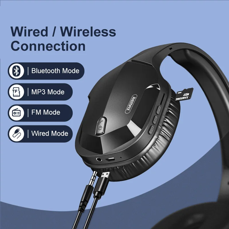 

Remax Gaming Headphone Wireless Headset Sport Headphone Gaming Phone Fone Bluetooth Earbuds
