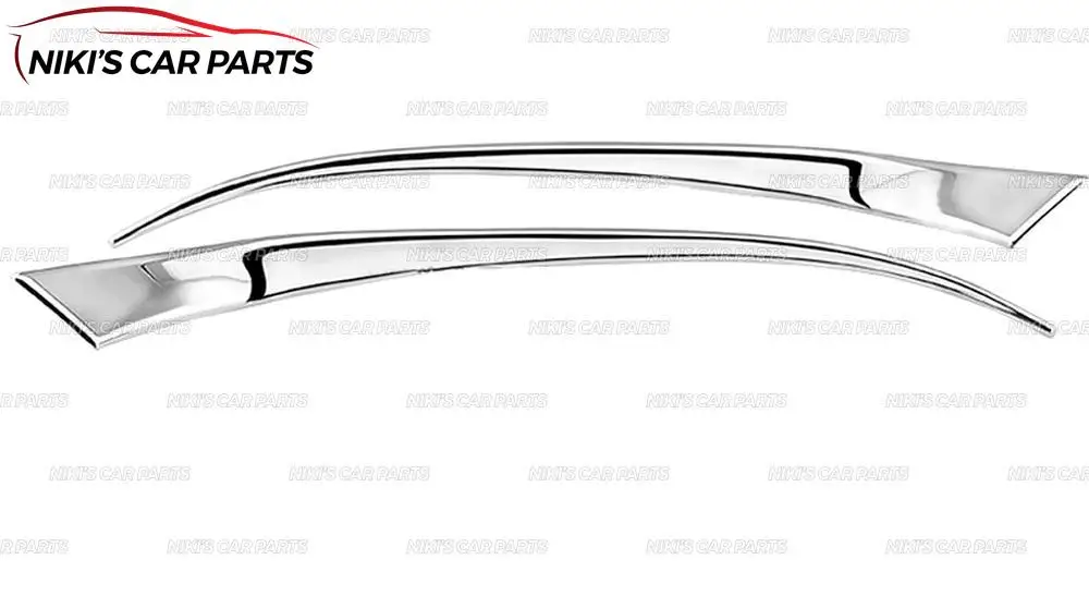 Реснички под фары для Mazda 6 2013 2016 ABS пластик хром 2 шт. литье украшение Тюнинг
