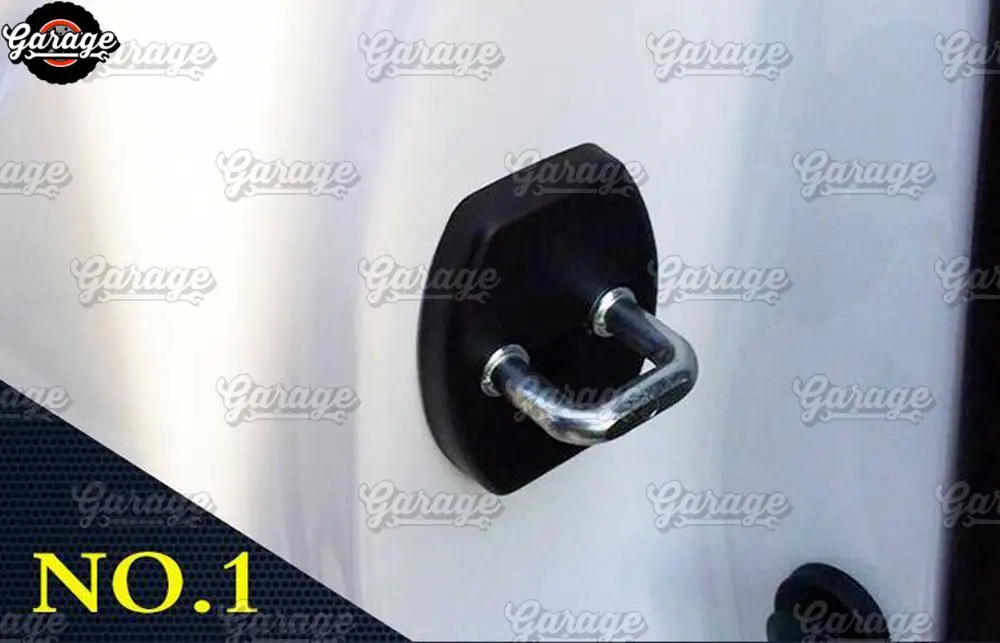 Защитные накладки для дверных петель для Land Cruiser Prado 150 2010- пластиковая формовка из АБС 1 комплект / 4 шт дизайн автомобиля украшения