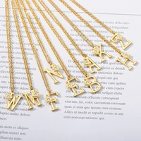 necklace for her fashion letters pendant necklace for woman cute gold color sequins alloy round necklace wedding jewelry