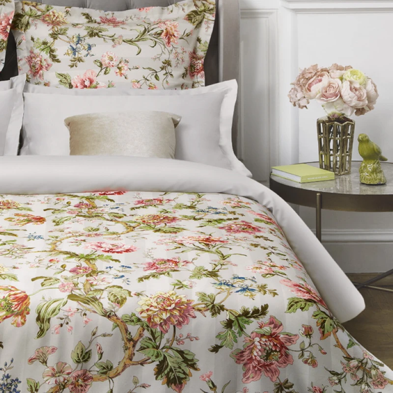 Комплект постельного белья Ecotex Новеллика Марелла 100% хлопок | Евро 1.5 сп 2 Дом и сад