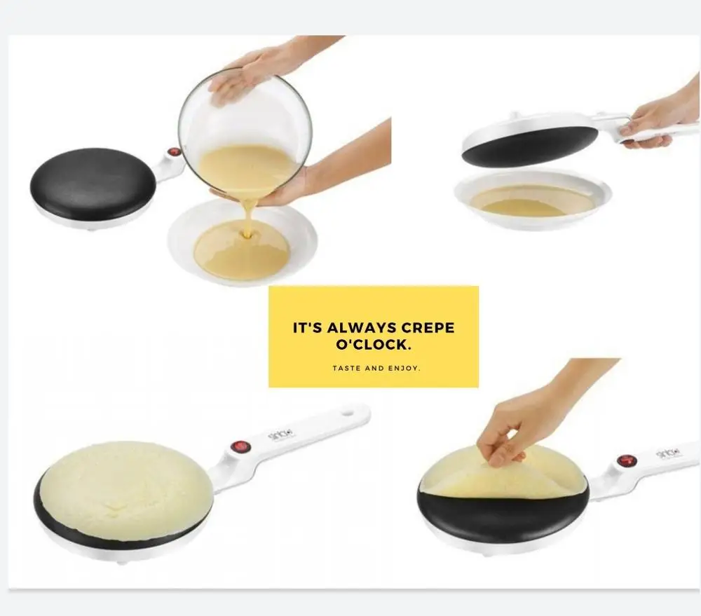 Sinbo электрическая машина для приготовления Блинов пиццы антипригарная сковорода