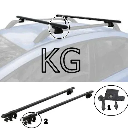 

Chevrolet Spark 2/10> Bold Bar Roof rack Intermediate Weft Ceiling Bar