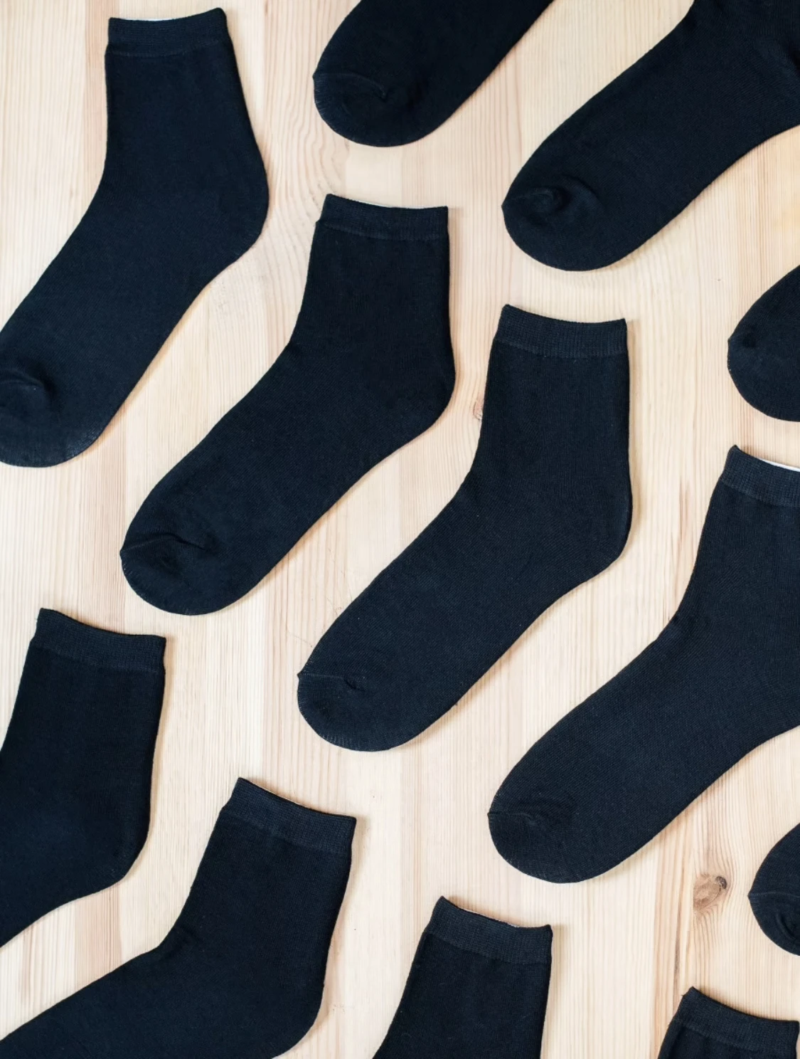 Носки мужские хлопок 100% черные гладкие классические длинные на каждый день 1 пара