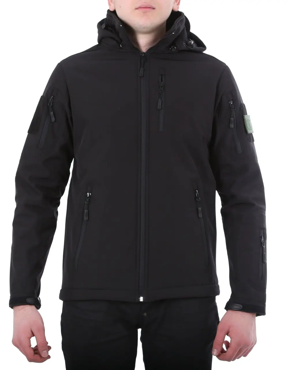 Мужская и женская тактическая куртка водонепроницаемая флисовая для активного