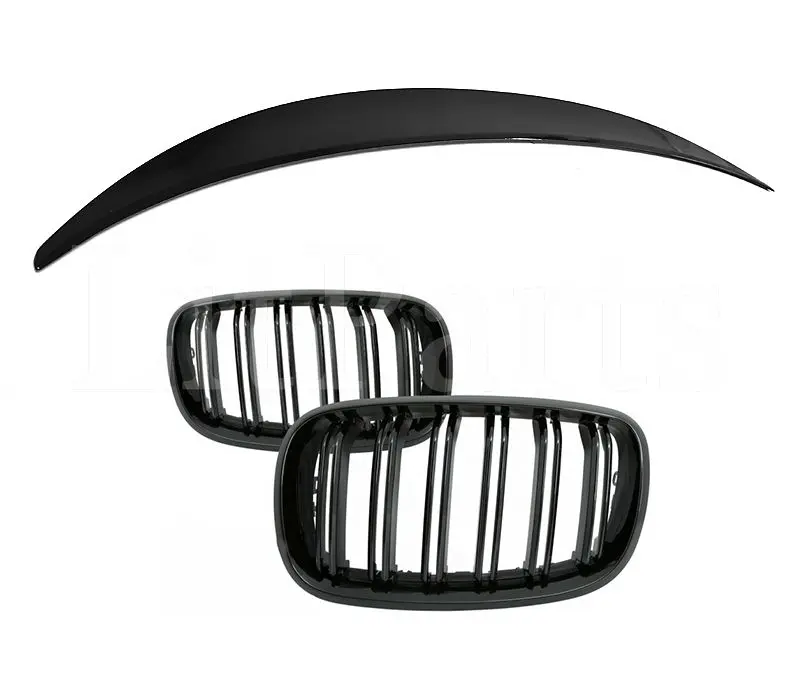 Spoiler black + nostrils Double M-performance for BMW X6 Series E71 2008-2014 | Spoilers &amp Wings