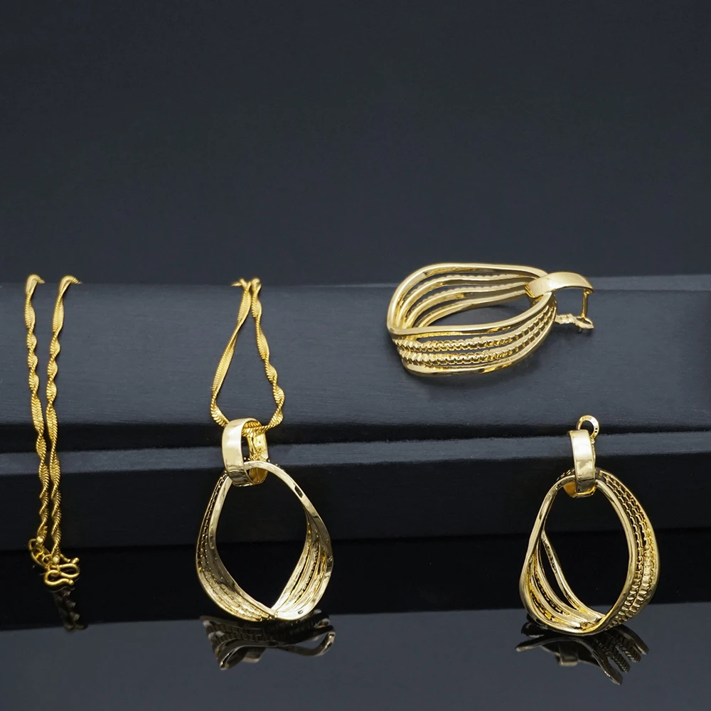 Уникальные свадебные серьги Rmantic эффектные колье с подвеской E206|Ювелирные