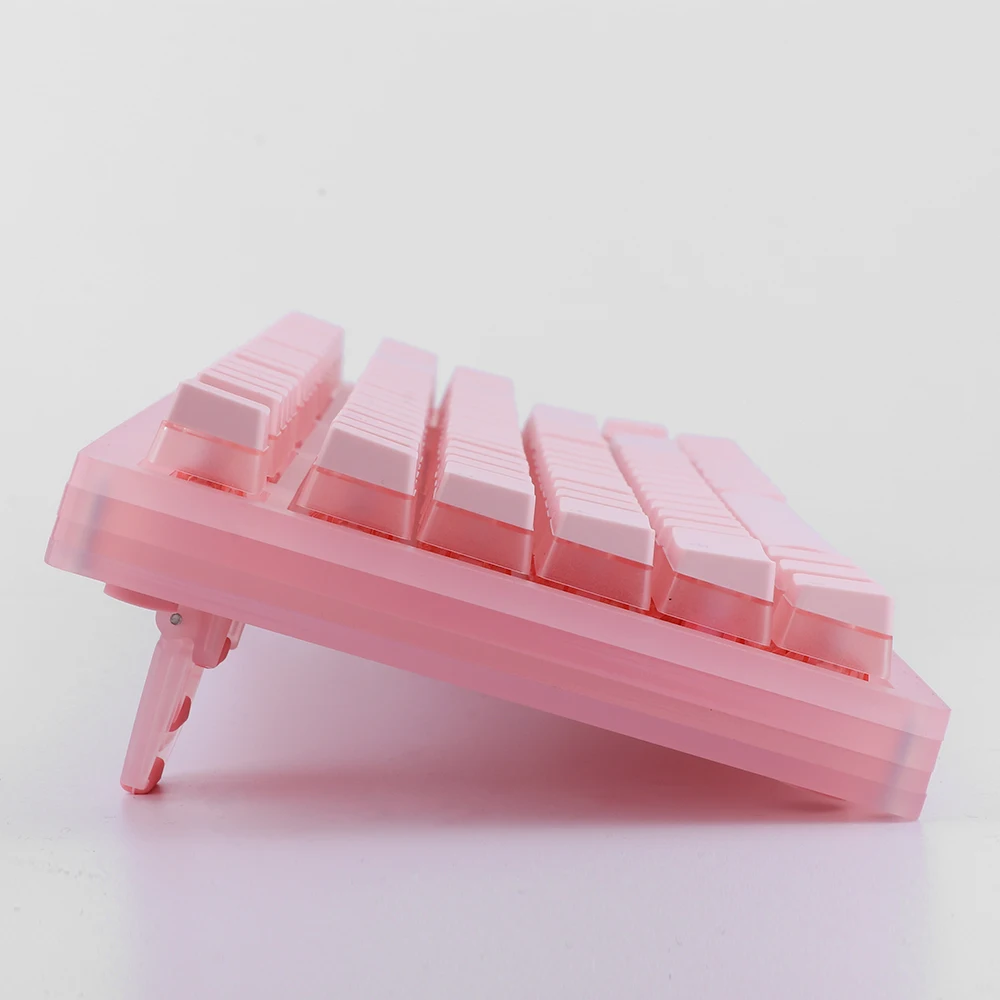 akko sakura 87 keys rgb wired mechanical keyboard acrylic translucent case pbt pudding keycaps for gamingmacwin gateron switch free global shipping