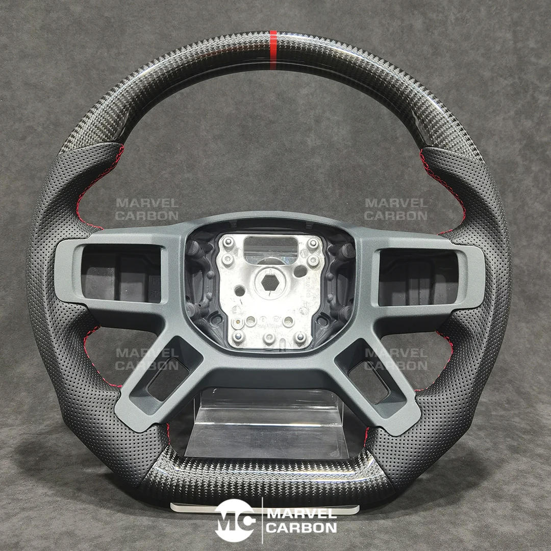 

100% Real Carbon Fiber Steering Wheel for Land Rover Defender
