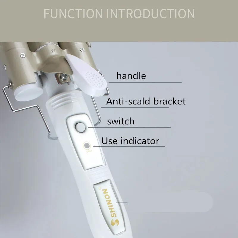Профессиональные щипцы для завивки волос волнистая палочка керамические