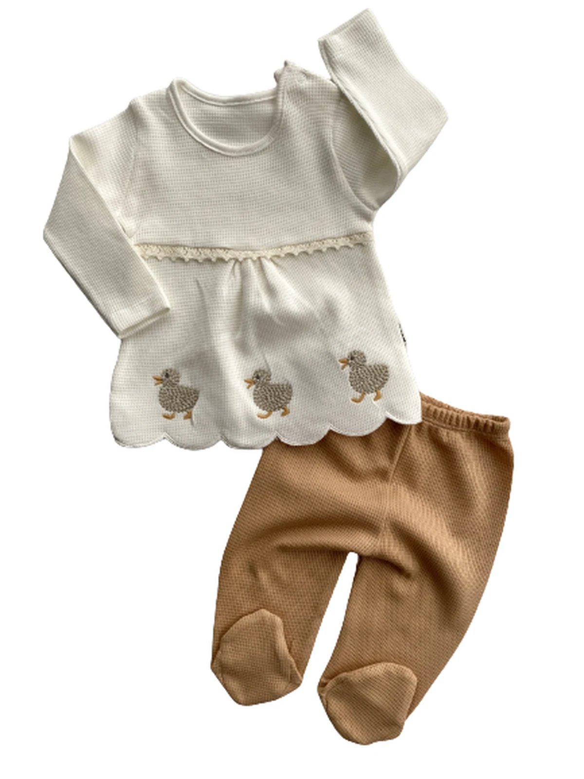 Newborn Baby Girl Clothing Outfits  2pcs  Spring Toddler Baby Boy Girl Casual Tops Sweater + Loose Trouser  Fashion Baby Clothes