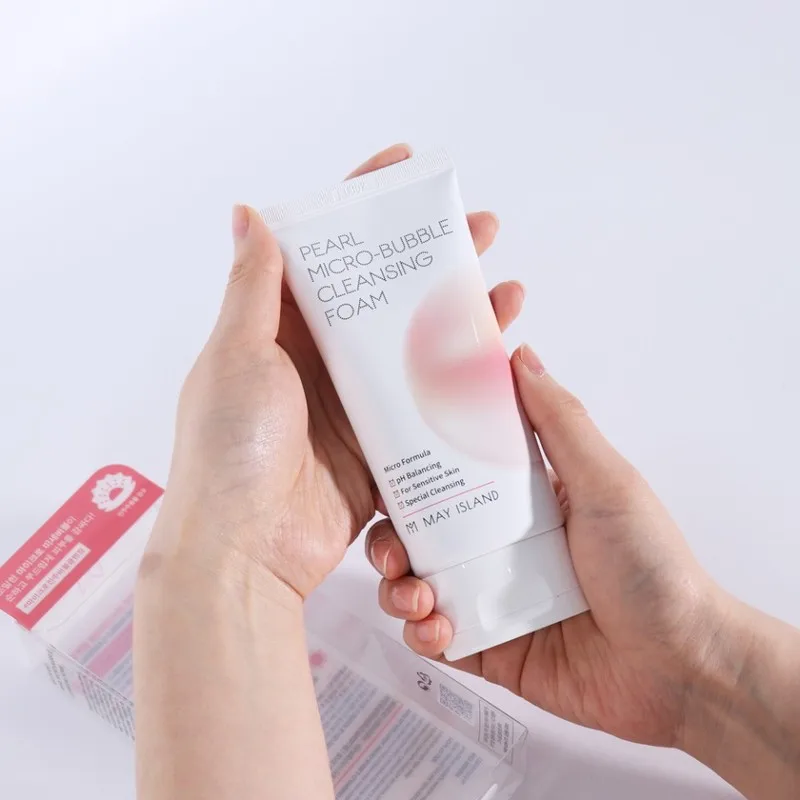 Пенка для умывания Pearl Micro Bubble Cleansing Foam Описание May Island|Чистящие средства| |