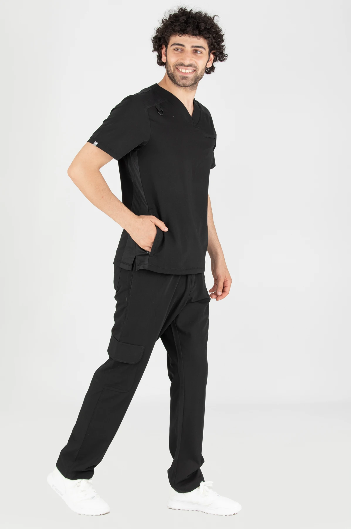 

Men's scrubs pants black burgundy doctor nurse apron Vita Uniform medical forma cargo pants New Generation comfort Tasca Vita