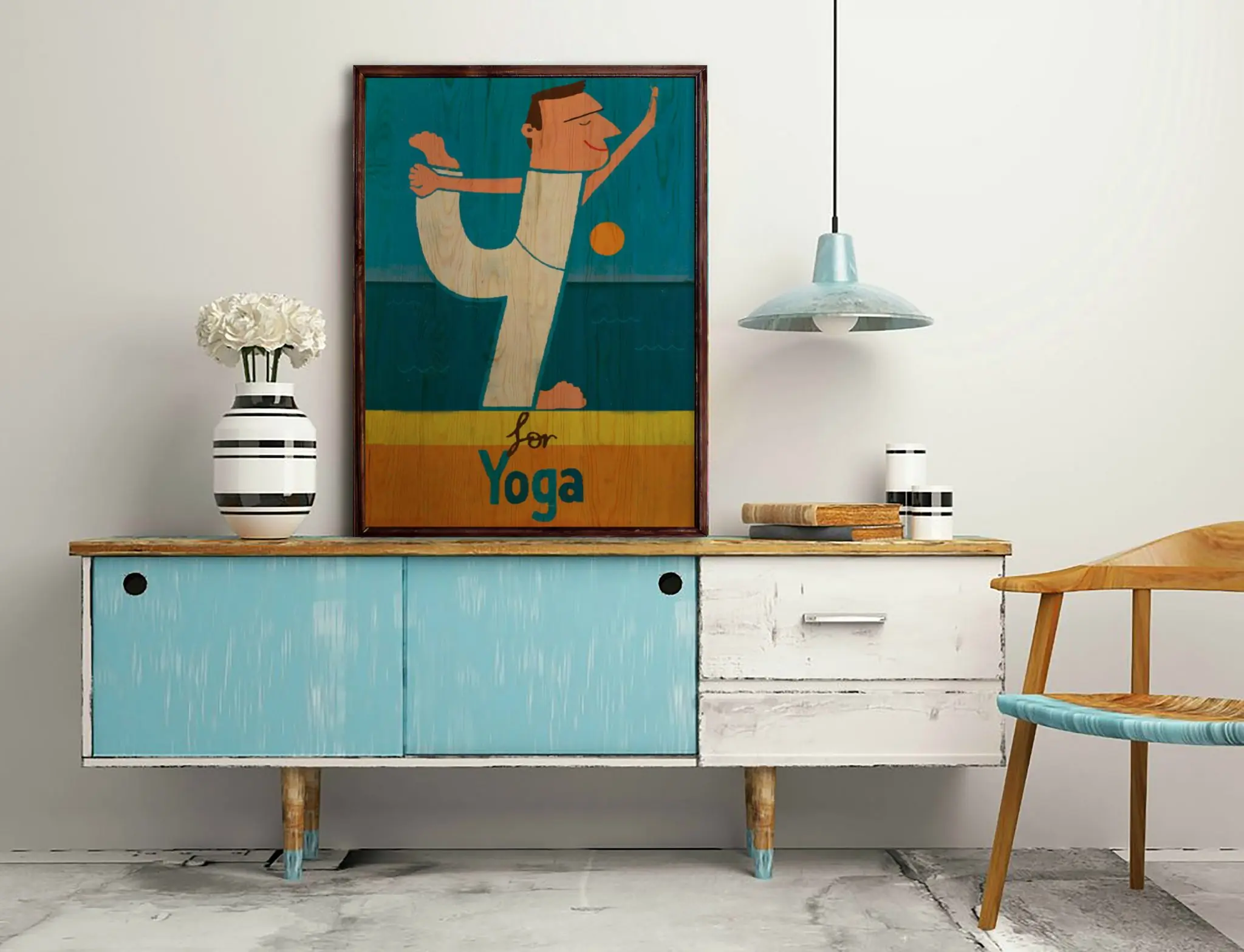 

WOODEN WALL DECOR, MODERN MINIMALISTIC YOGA PAINTING, ARTISTIC SPECIAL DESIGN FOR YOUR HOME & OFFICE DECORATION