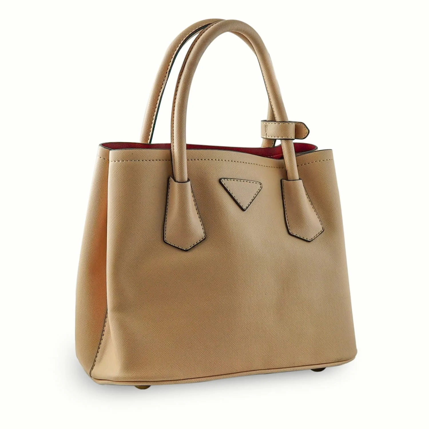 

ECRİN BAG Brown Hand Shoulder Long Leather Handle Tote Bag