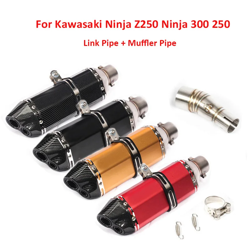 

Для Кавасаки ниндзя 300 ниндзя 250 Z250 2013-2016, выхлопной глушитель 51 мм, соединительная трубка, труба системы