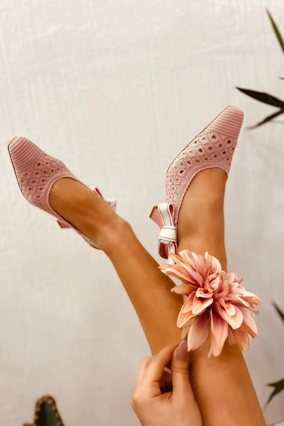 

Jadior Women Knitwear Heels Shoes new season modern design ribbons detail high heel sexy elegant women's fashion shoes