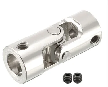 

uxcell 1/2/3pcs Shaft U Joint Coupler L35XD14 5mm to 8mm/6mm to 8mm/8mm to 8mm Inner Dia Rotatable Universal Steering