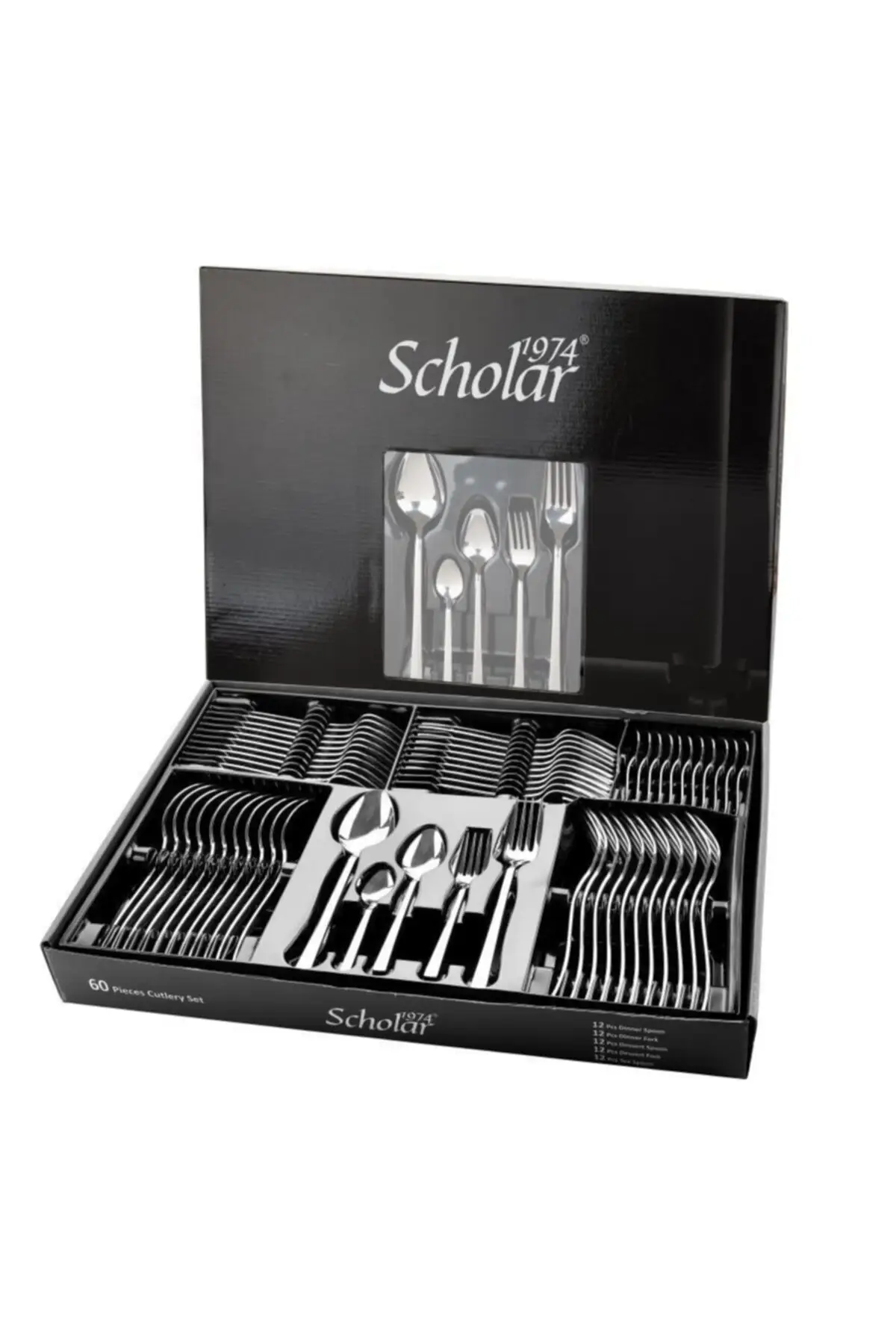 

Scholar Glove 60 Piece Cutlery Set (Without Knife) SCHOLAR