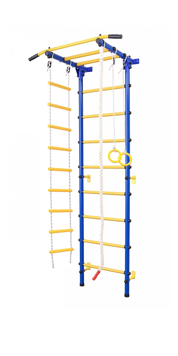 Спортивный комплекс для детей лестница шведская стенка Детский квадратик 2.0