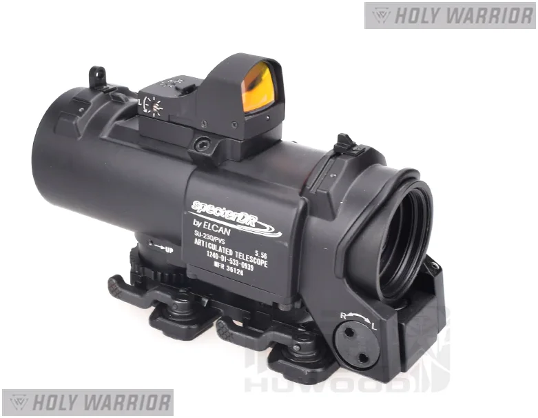 Тактический скоростной Регулируемый прицел Holy warrior 1X 4X с красной точкой для