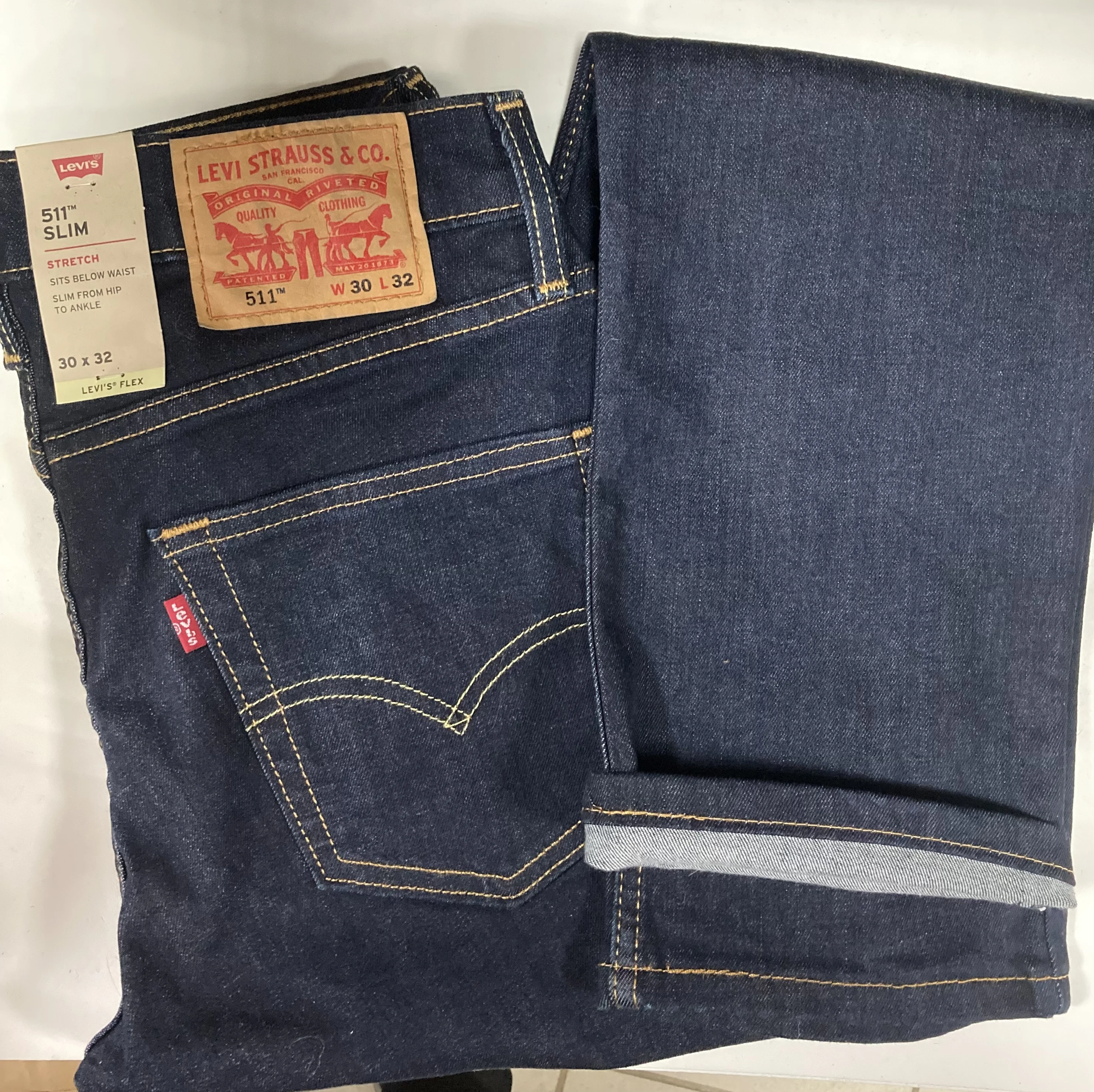 МУЖСКИЕ ДЖИНСЫ Levi's® 511 Slim Fit 045111042( НЕ ВАРЕНЫЕ) |